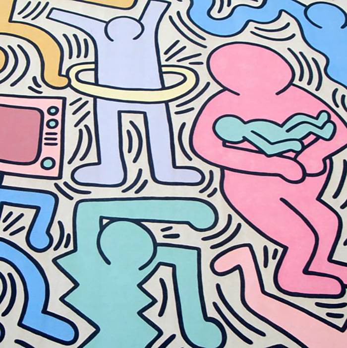 街头艺术：涂鸦大师凯斯·哈林如何将纽约变成他的画布
